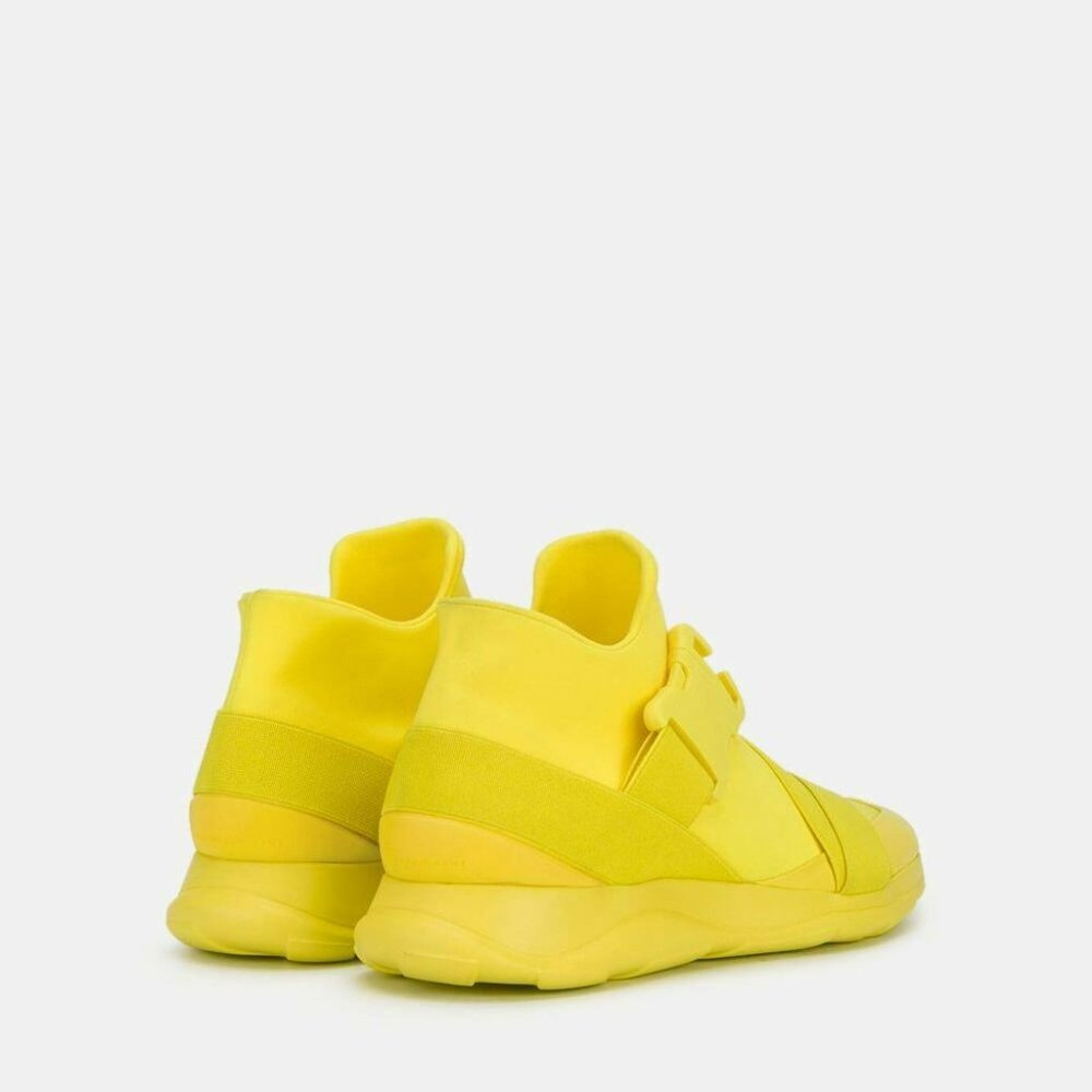 Christopher Kane Neoprene Buckled High Tops Solar Sun Yellow EU 40 MSRP $445 - Picture 2 of 14